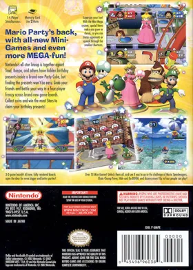 Mario Party 4 (v1 box cover back